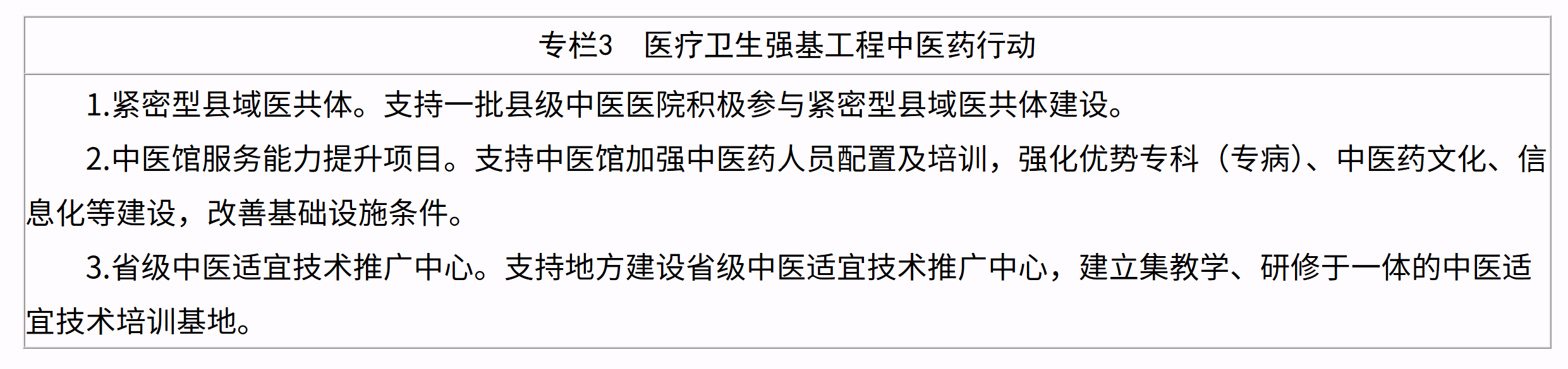 中医药振兴发展“十五五”规划 中医药振兴发展“十五五”规划