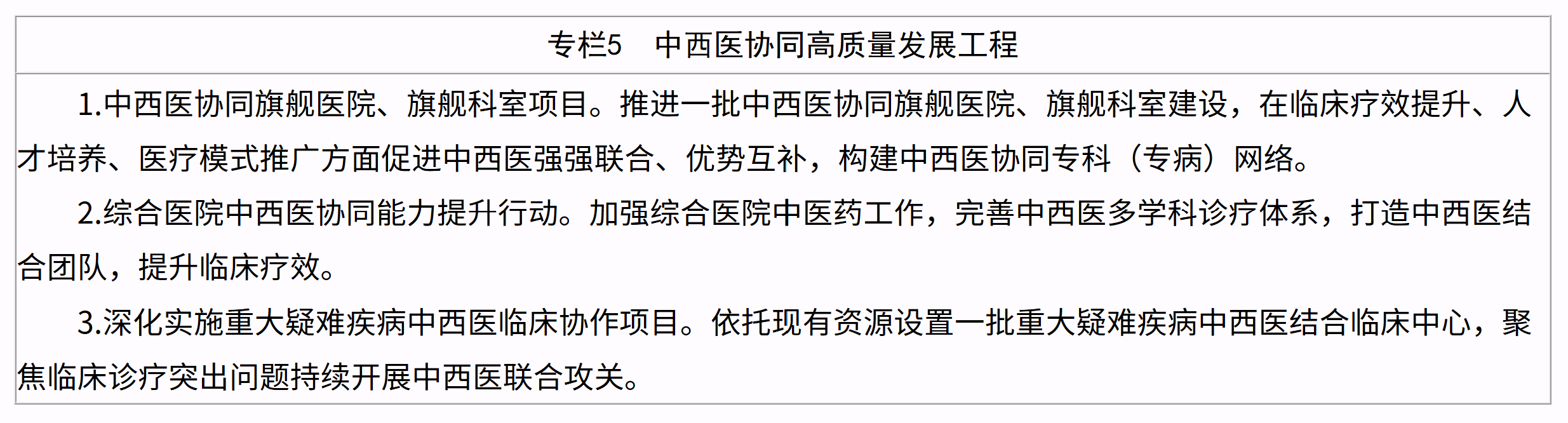 中医药振兴发展“十五五”规划 中医药振兴发展“十五五”规划