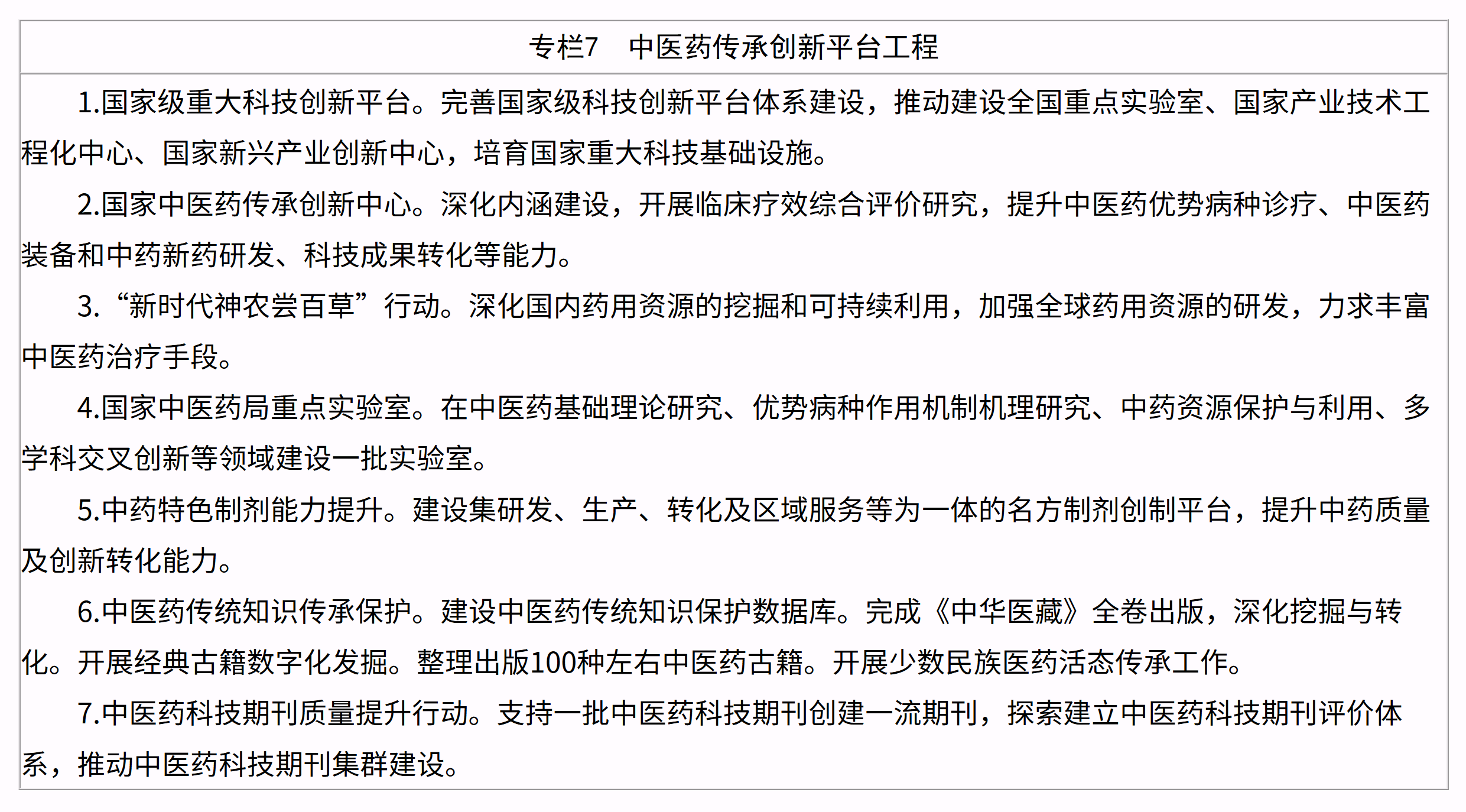 中医药振兴发展“十五五”规划 中医药振兴发展“十五五”规划