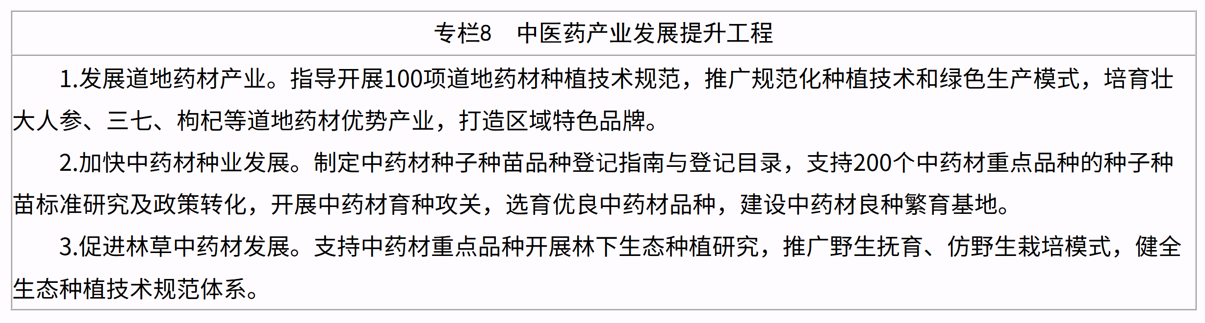 中医药振兴发展“十五五”规划 中医药振兴发展“十五五”规划